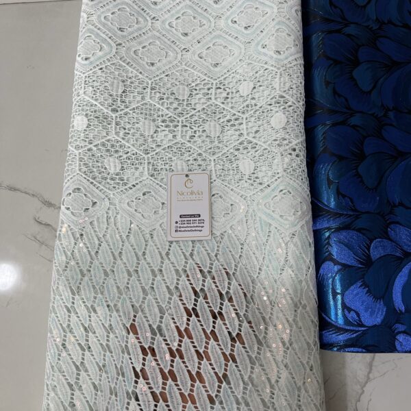 Guipure Cord Lace with Subtle Sequins