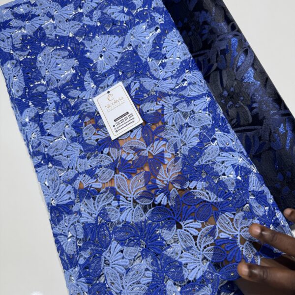 Printed Guipure cord lace