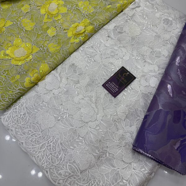 Handcut embroidery Net Lace